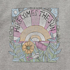 Adult Unisex Here Comes The Sun Hippie Every Wear Hoodie Sweatshirt