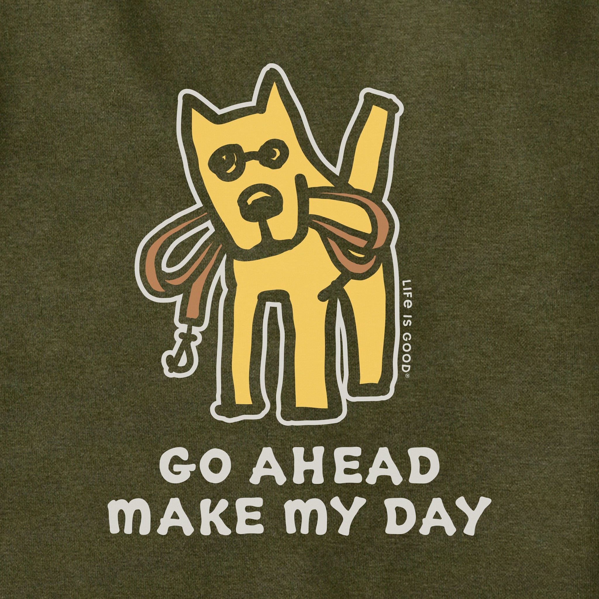 Adult Unisex Go Ahead Make My Day Every Wear Hoodie Sweatshirt