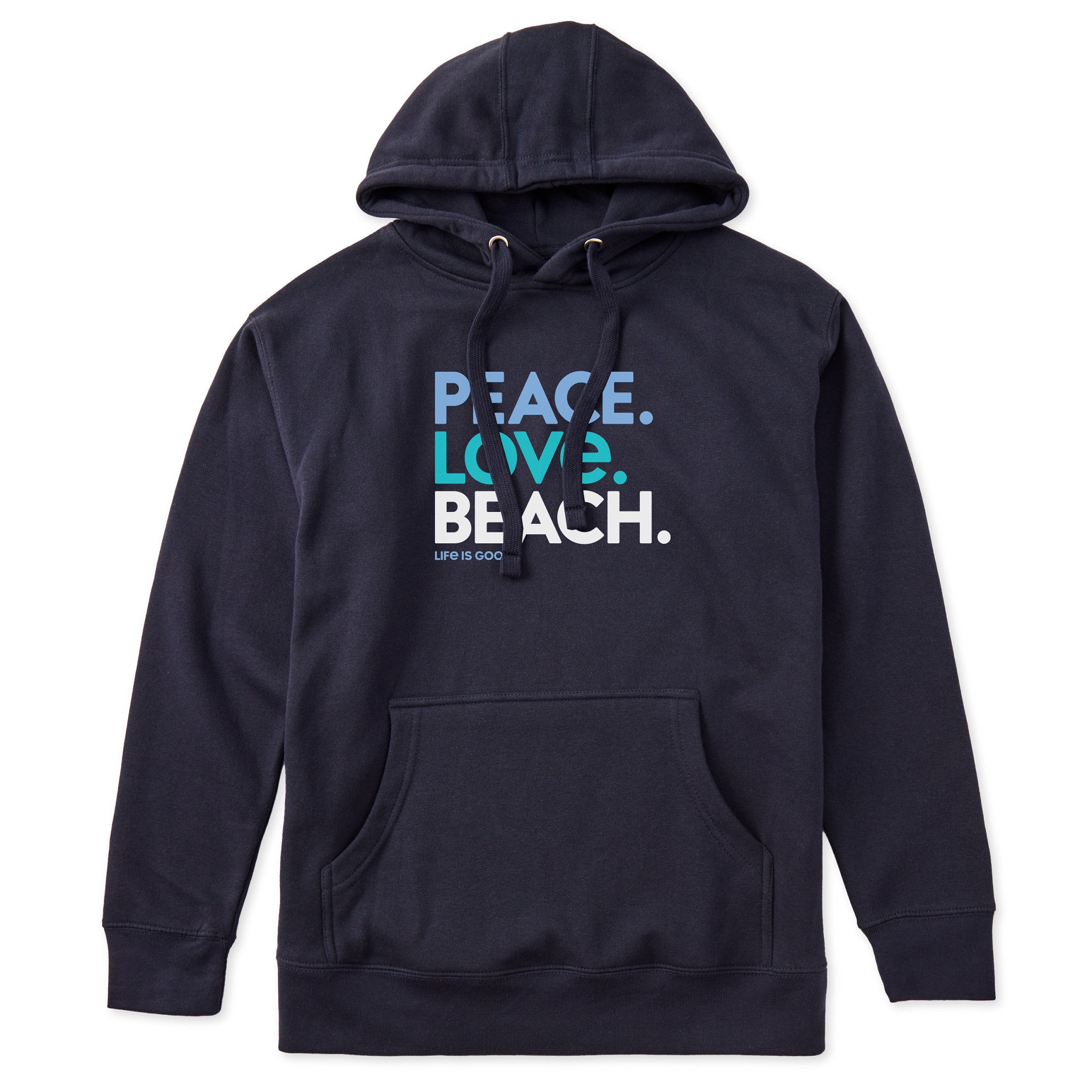 Adult Unisex Peace Love Beach Every Wear Hoodie Sweatshirt