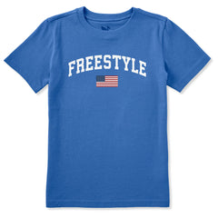 Kids Freestyle Arch Short Sleeve Crusher Tee