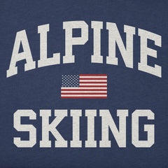 Kids Alpine Skiing Arch Short Sleeve Crusher Tee