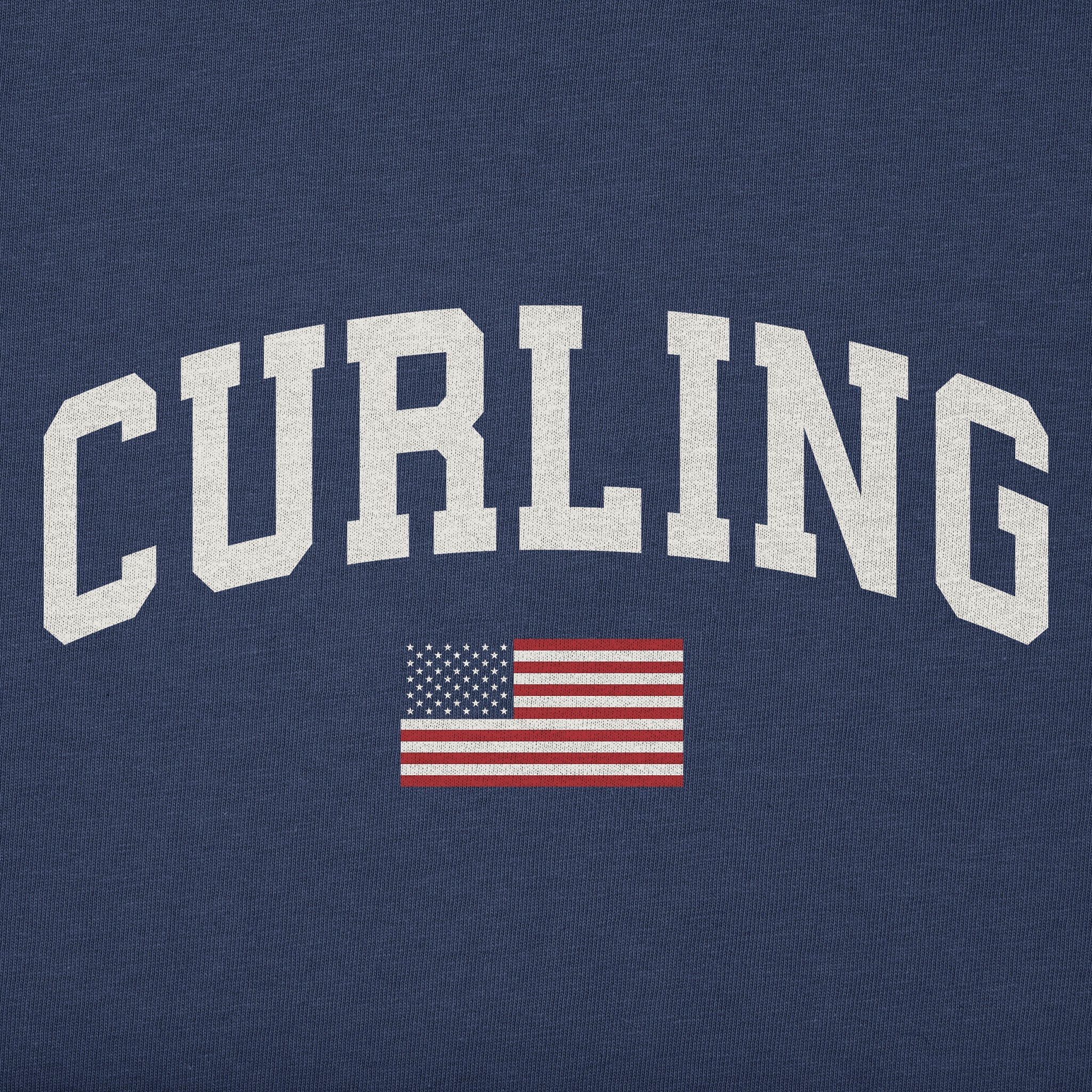 Kids Curling Arch Short Sleeve Crusher Tee