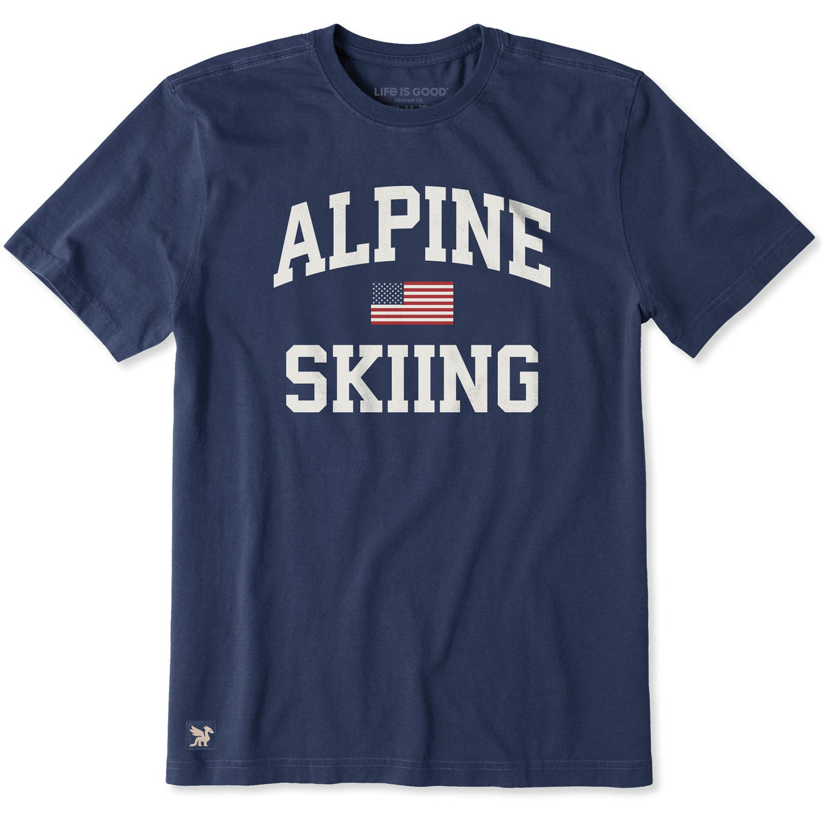 Men's Alpine Skiing Arch Short Sleeve Crusher Tee