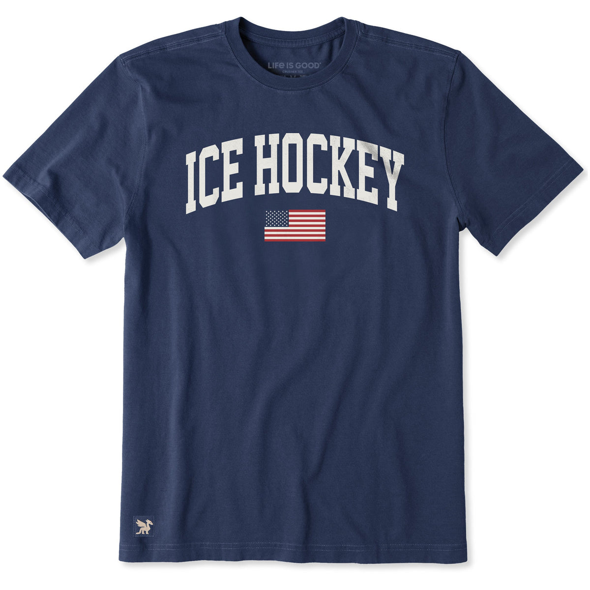 Men's Ice Hockey Arch Short Sleeve Crusher Tee