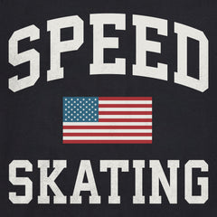 Men's Speed Skating Arch Short Sleeve Crusher Tee