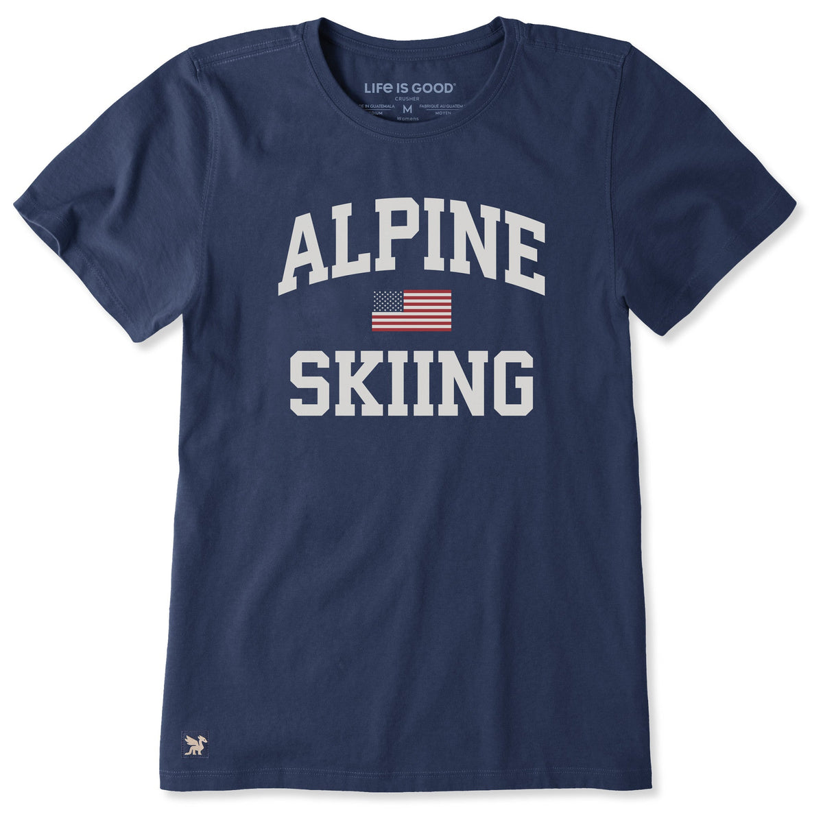 Women's Alpine Skiing Arch Short Sleeve Crusher Tee