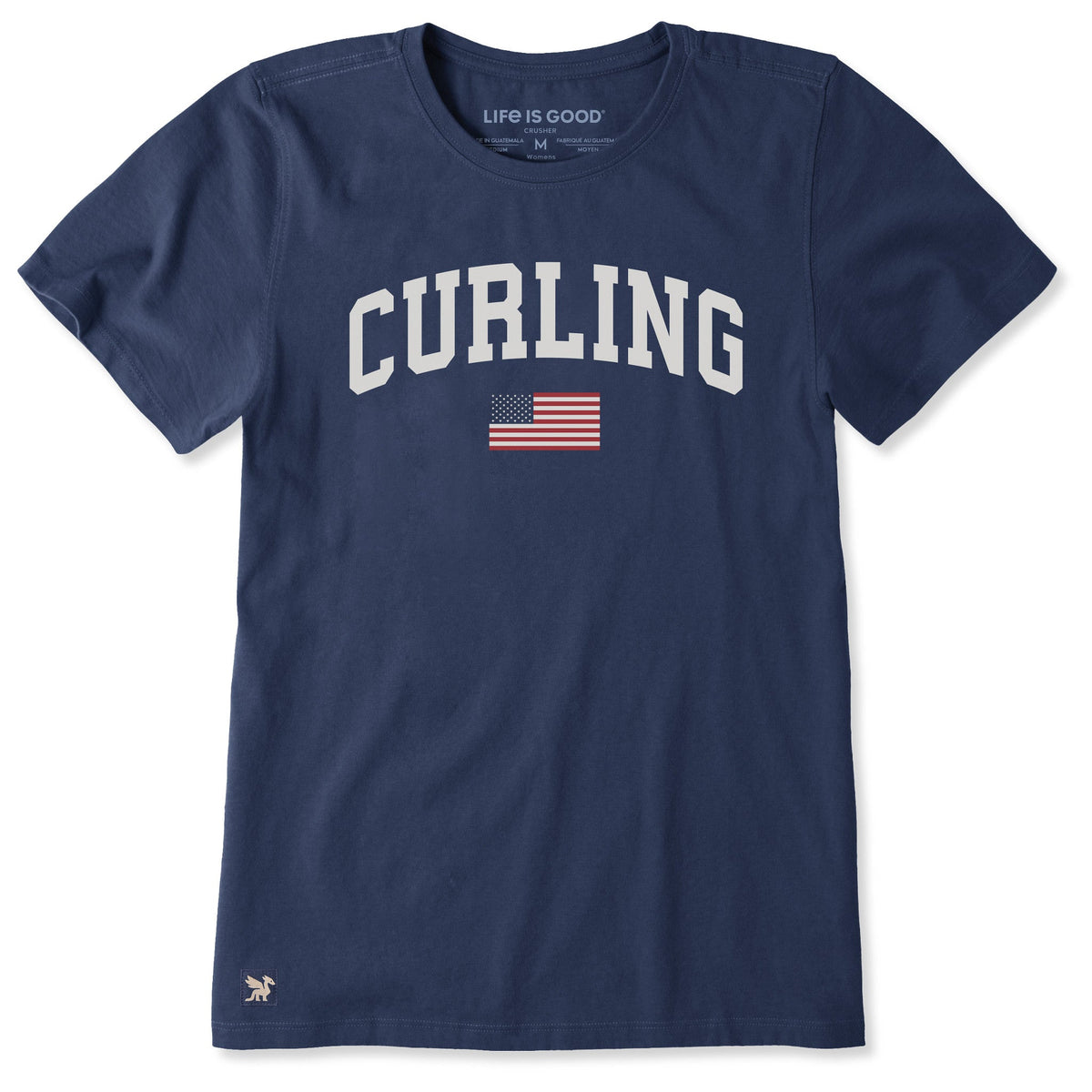 Women's Curling Arch Short Sleeve Crusher Tee