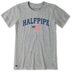 Women's Halfpipe Arch Short Sleeve Crusher Tee