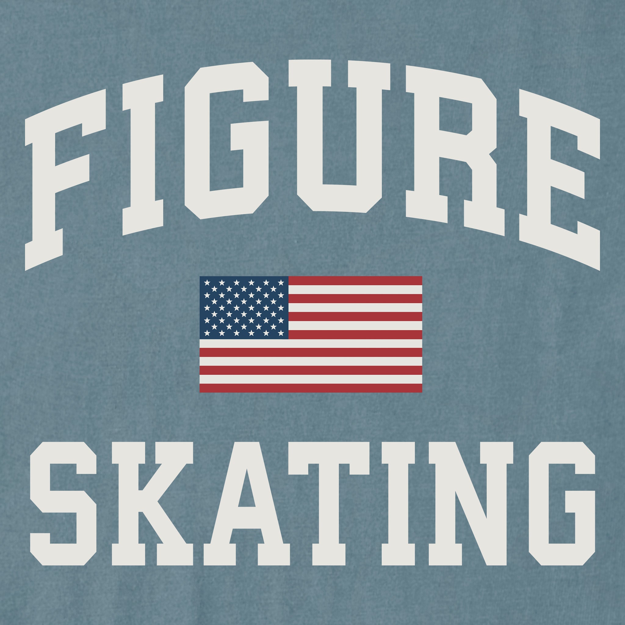 Women's Figure Skating Arch Short Sleeve Crusher Boxy Tee