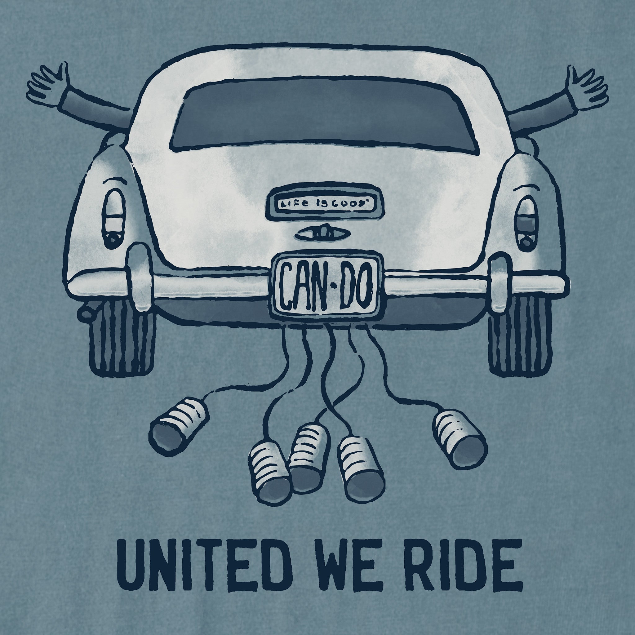 Men's United We Ride Grooms Limo Short Sleeve Crusher Tee