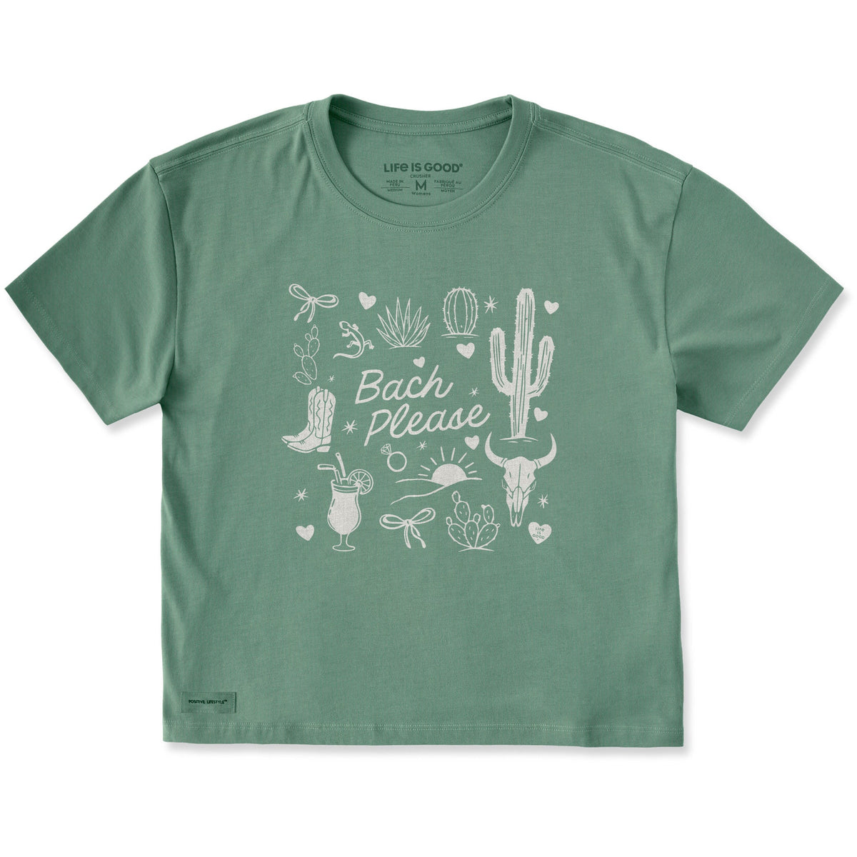 Women's Desert Bach Please Short Sleeve Crusher Boxy Tee