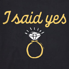 Women's I Said Yes Short Sleeve Crusher Boxy Tee