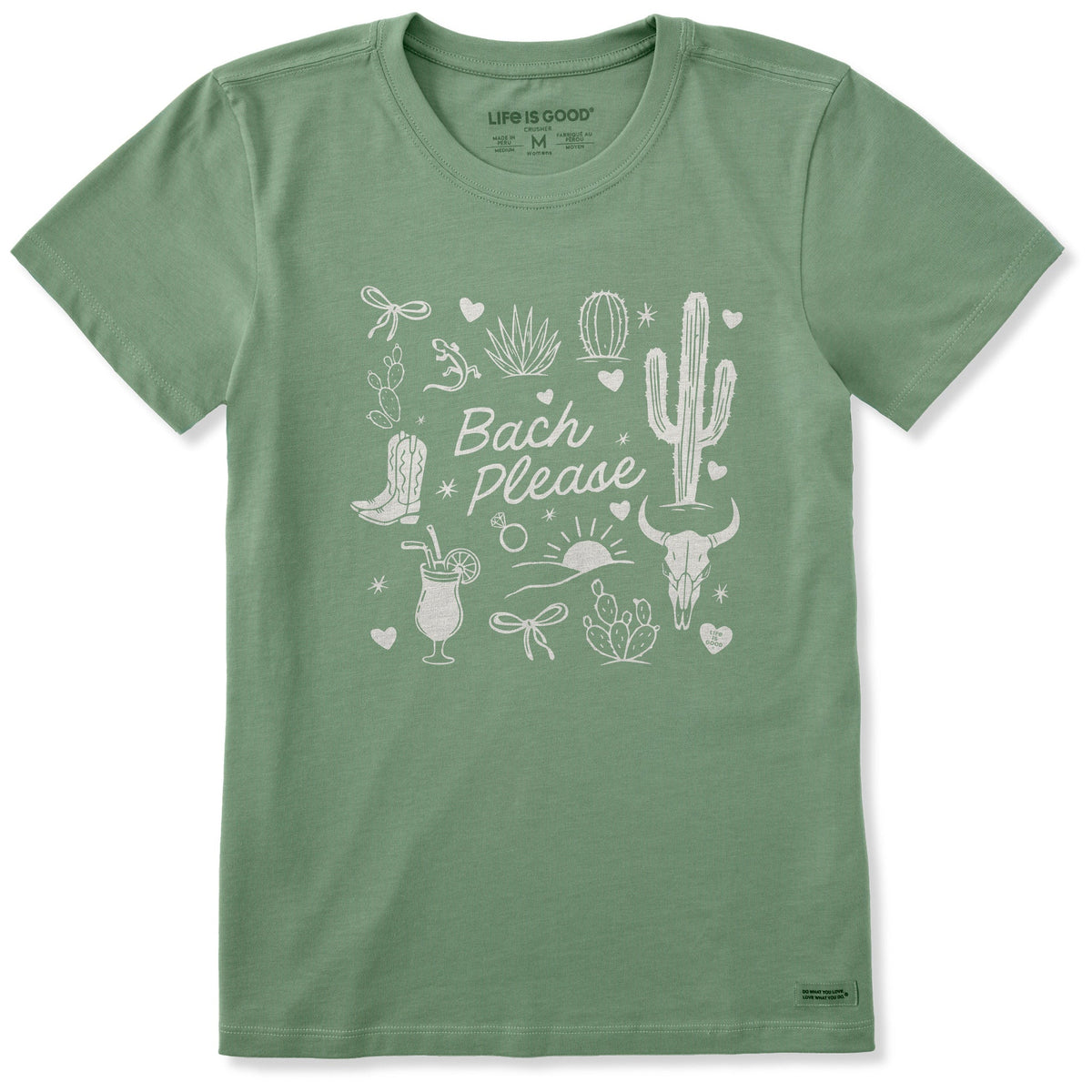 Women's Desert Bach Please Short Sleeve Crusher Tee