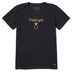 Women's I Said Yes Short Sleeve Tee