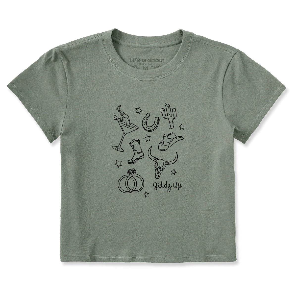 Women's Giddy Up Bach Crusher-LITE Shrunken Tee