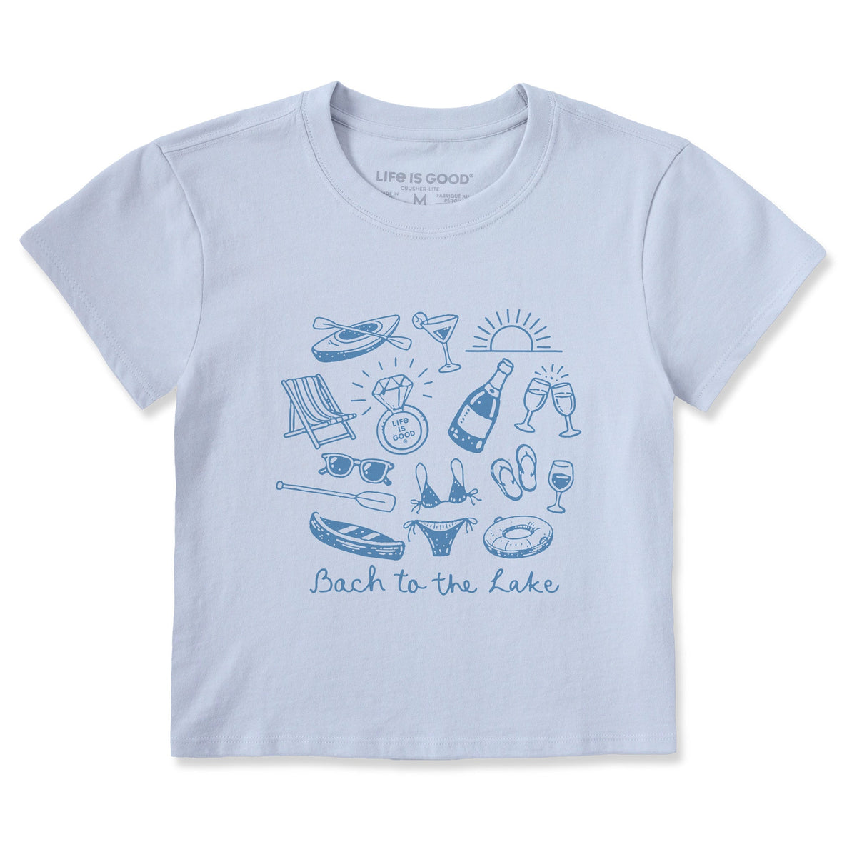 Women's Bach to the Lake Crusher-LITE Shrunken Tee