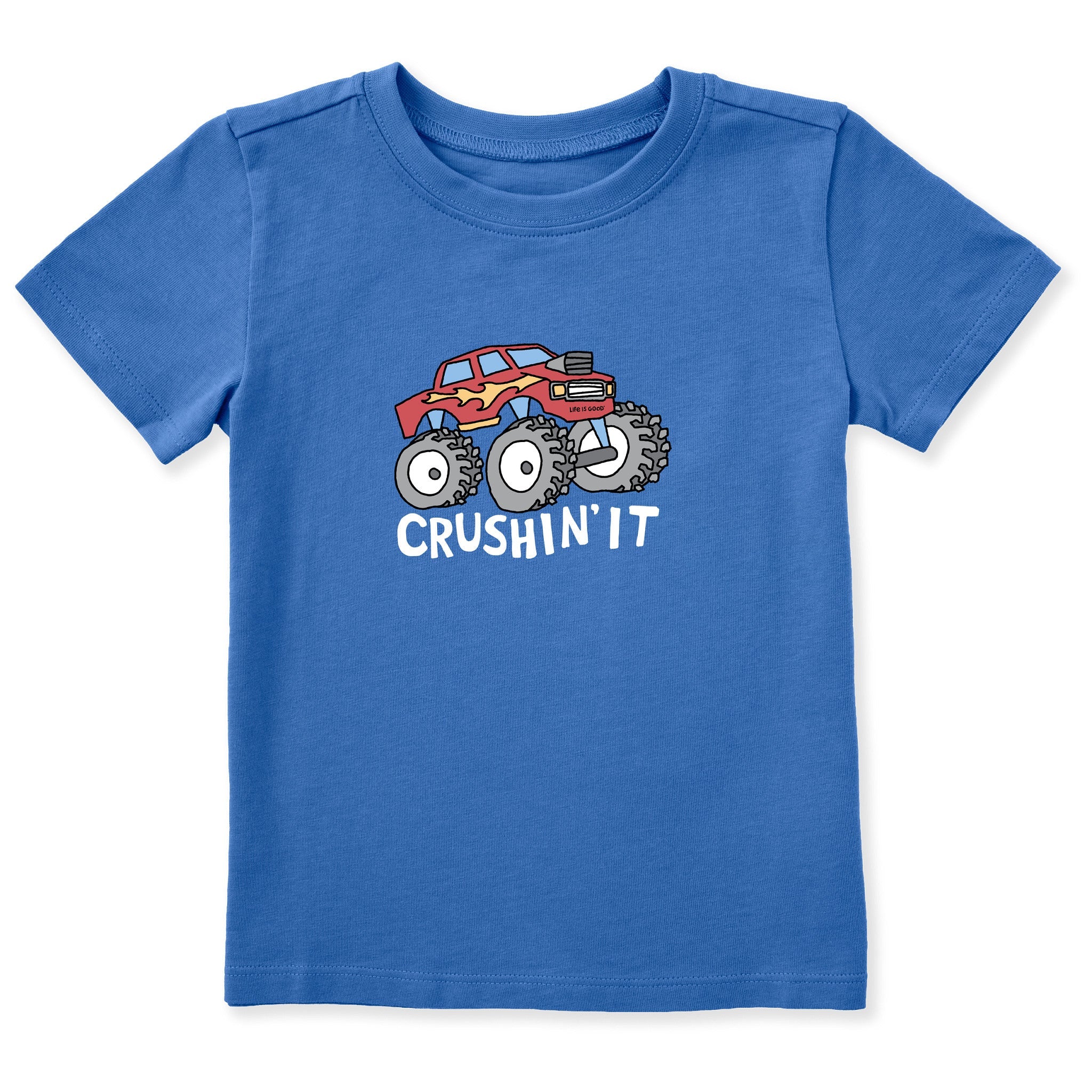 Toddler Crushin It Truck Short Sleeve Crusher Tee