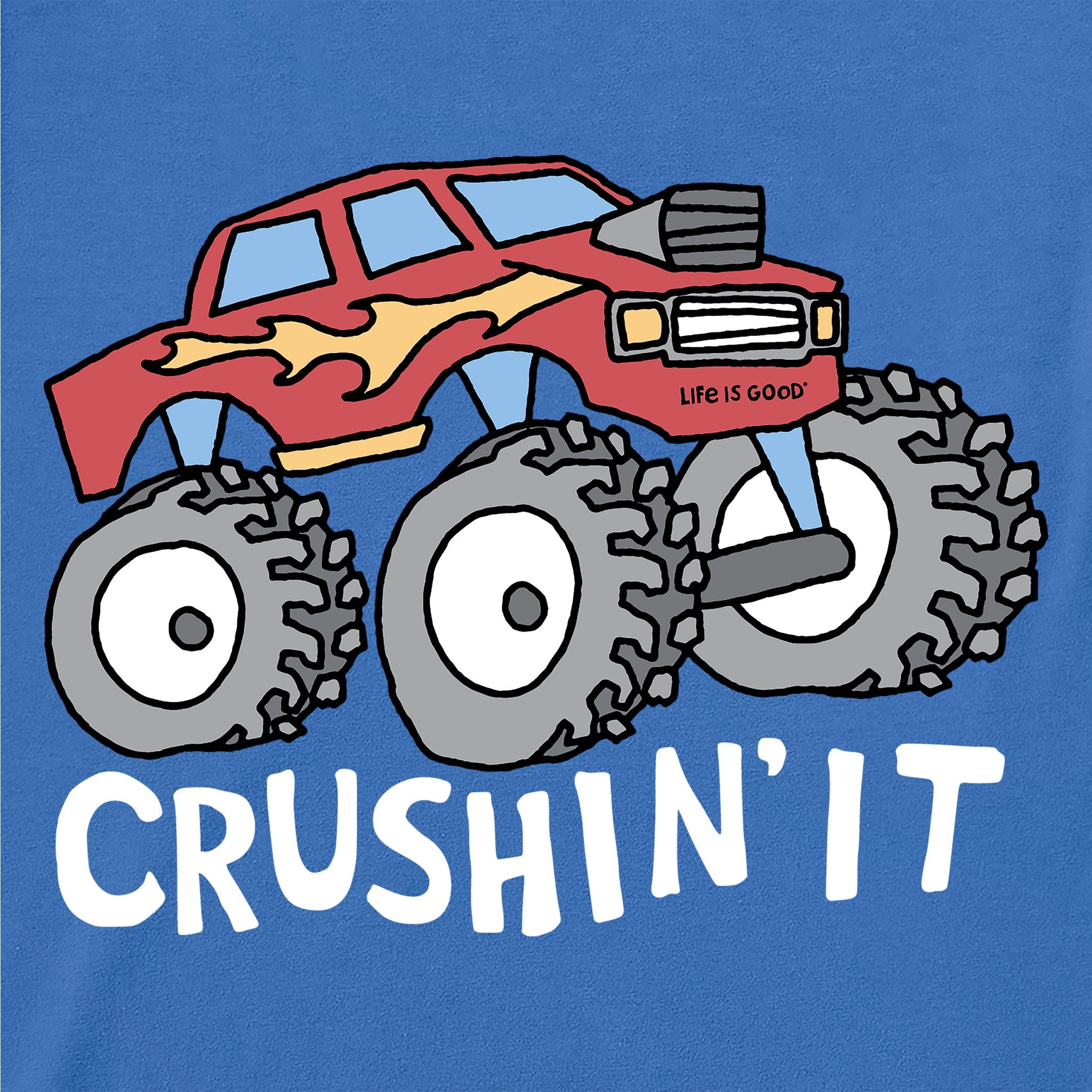 Toddler Crushin It Truck Short Sleeve Crusher Tee
