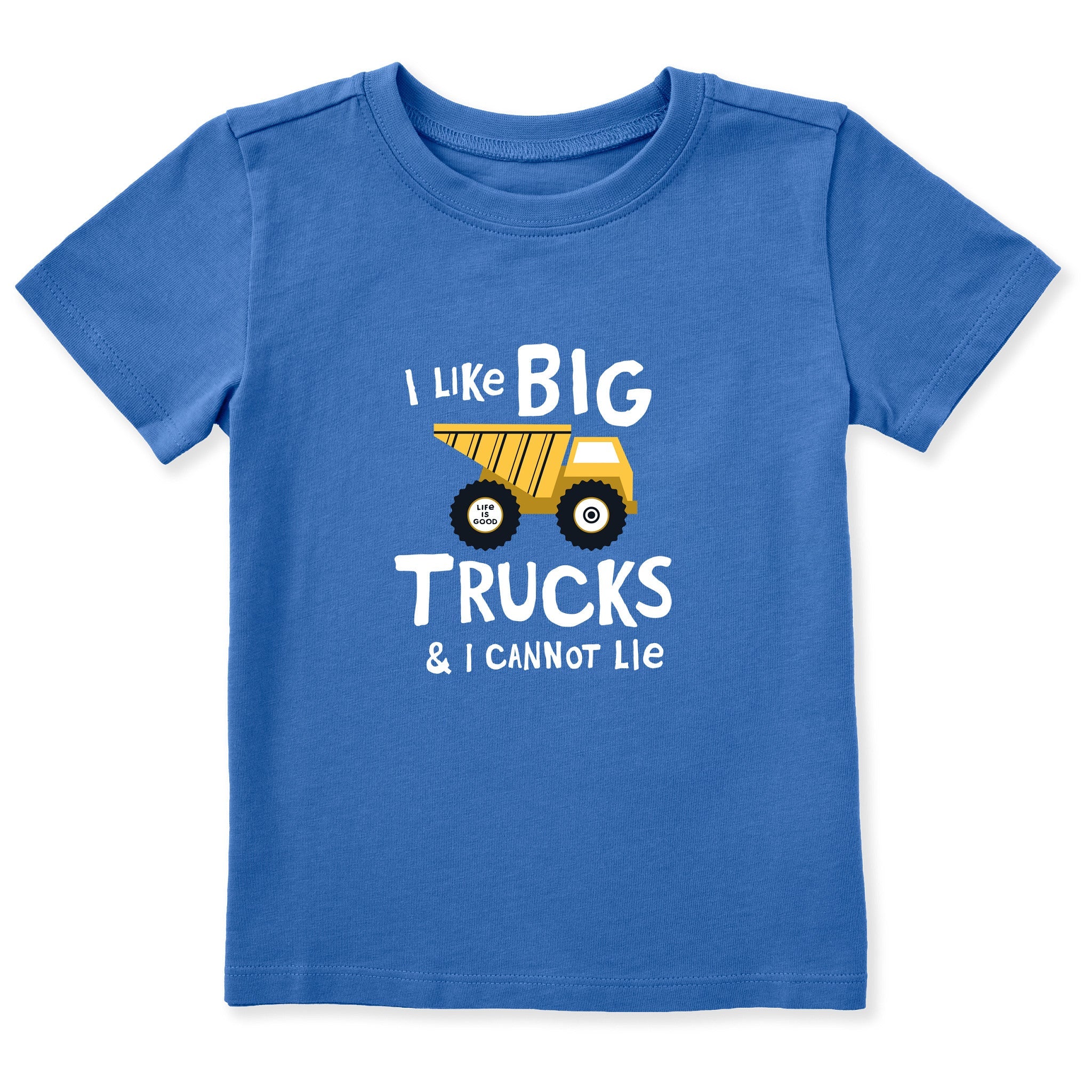 Toddler I Like Big Trucks Short Sleeve Crusher Tee