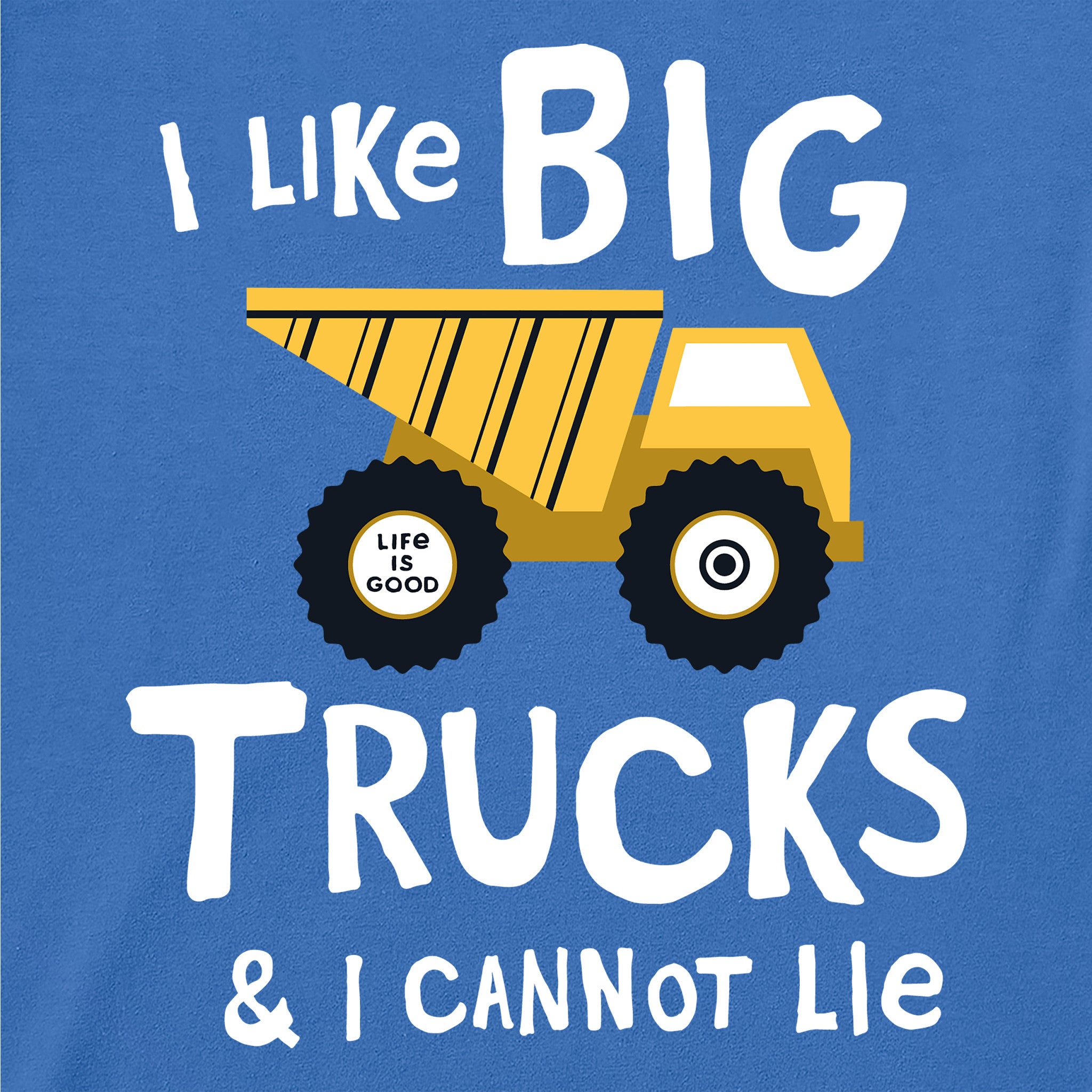 Toddler I Like Big Trucks Short Sleeve Crusher Tee