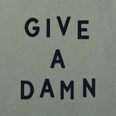 Women's Give a Damn Short Sleeve Crusher Boxy Tee