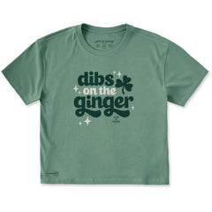 Women's Dibs on the Ginger Short Sleeve Crusher Boxy Tee