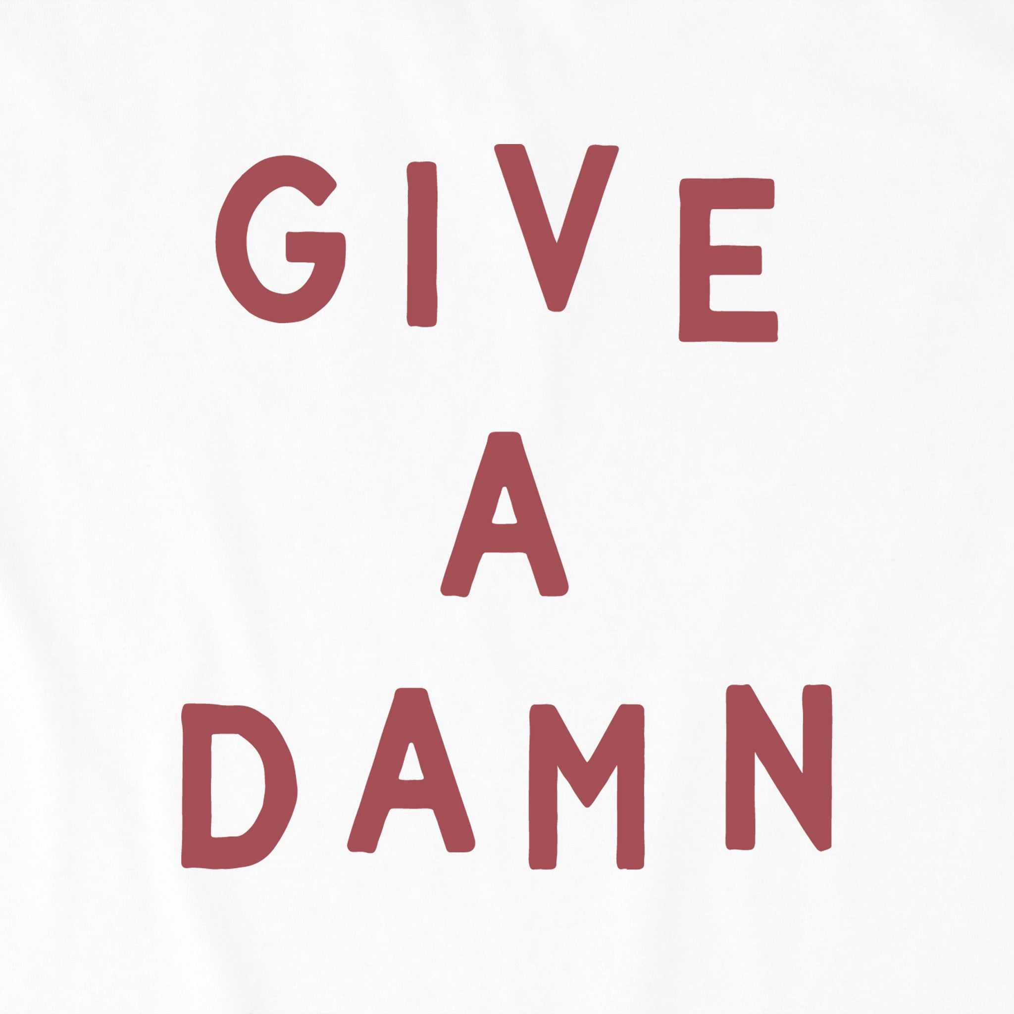 Women's Give a Damn Short Sleeve Crusher Boxy Tee