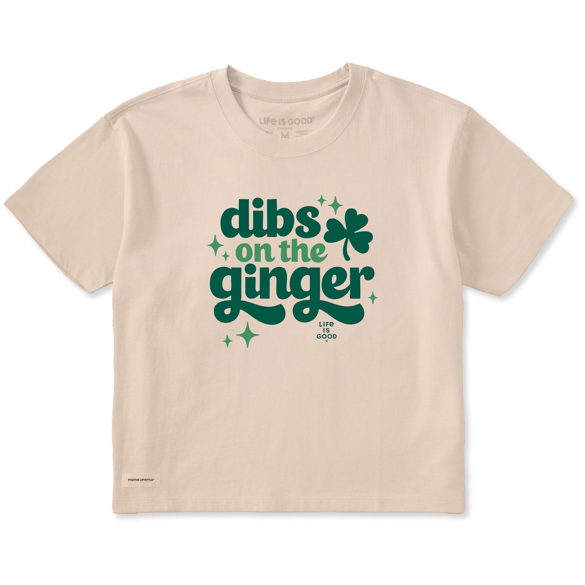Women's Dibs on the Ginger Short Sleeve Crusher Boxy Tee