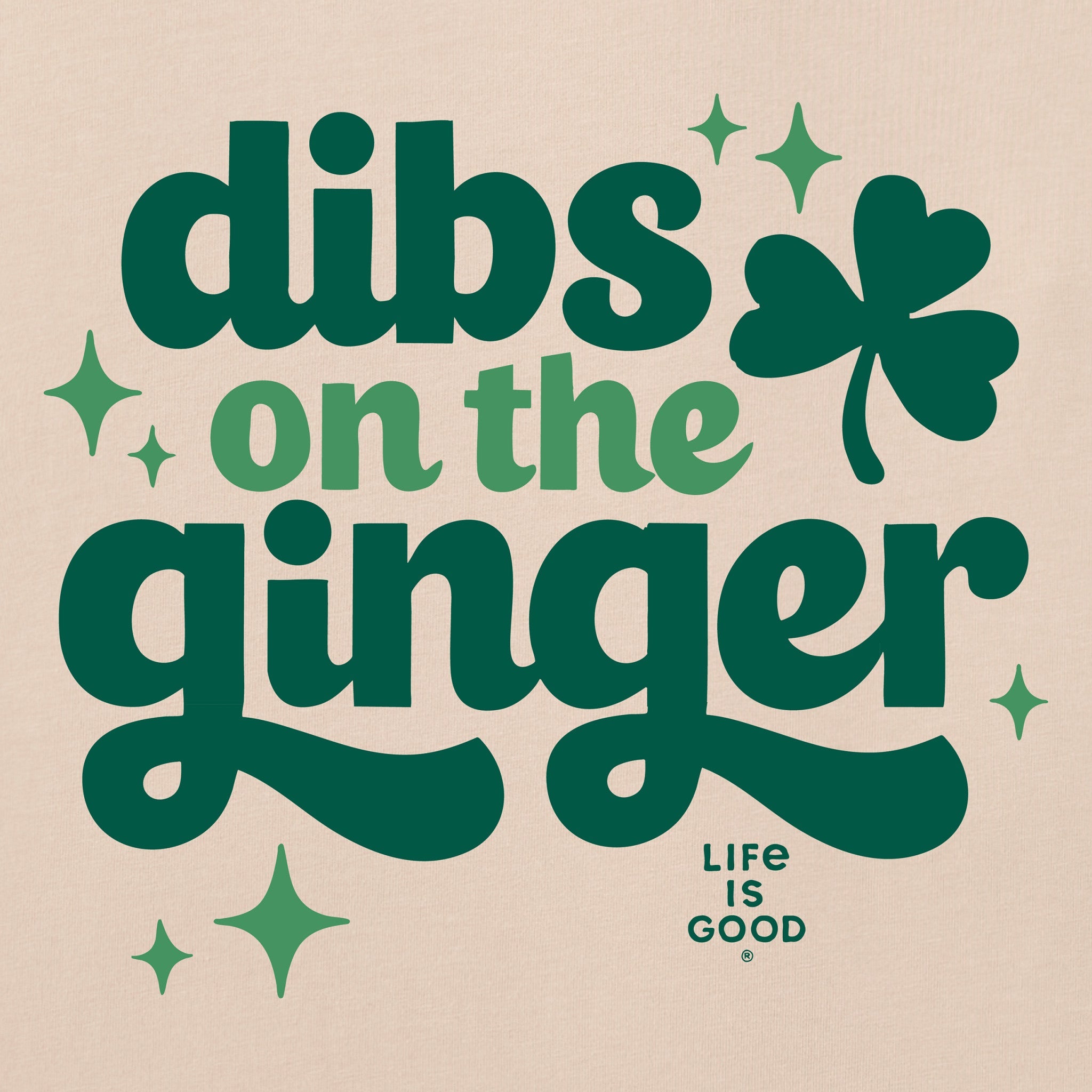 Women's Dibs on the Ginger Short Sleeve Crusher Boxy Tee