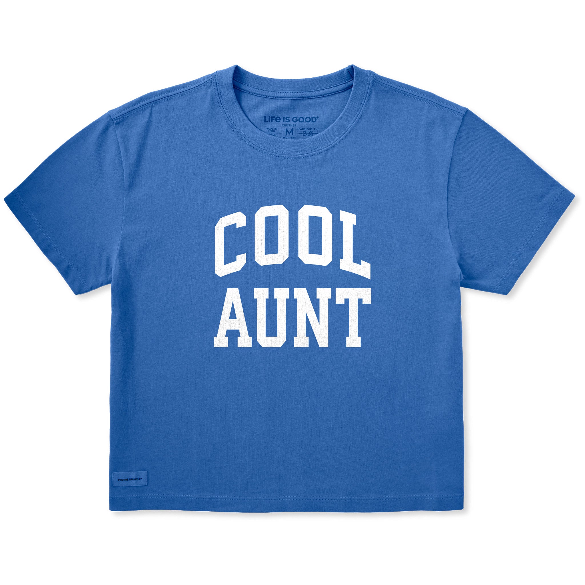 Women's Cool Aunt Arch Short Sleeve Crusher Boxy Tee