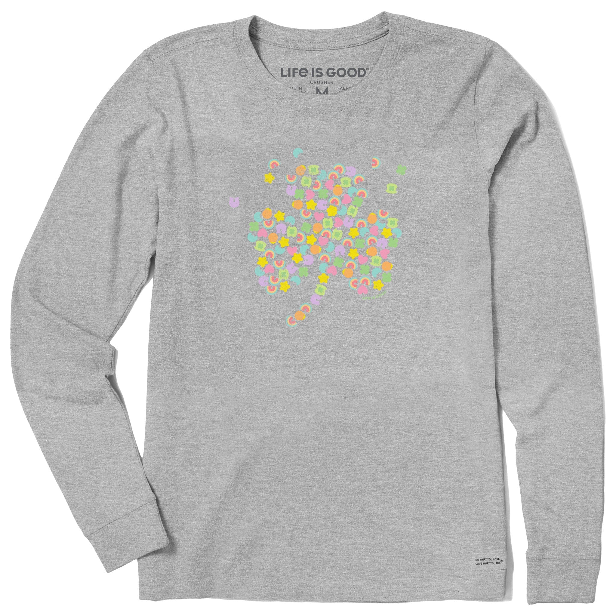 Women's Charmed Clover Long Sleeve Crusher Tee