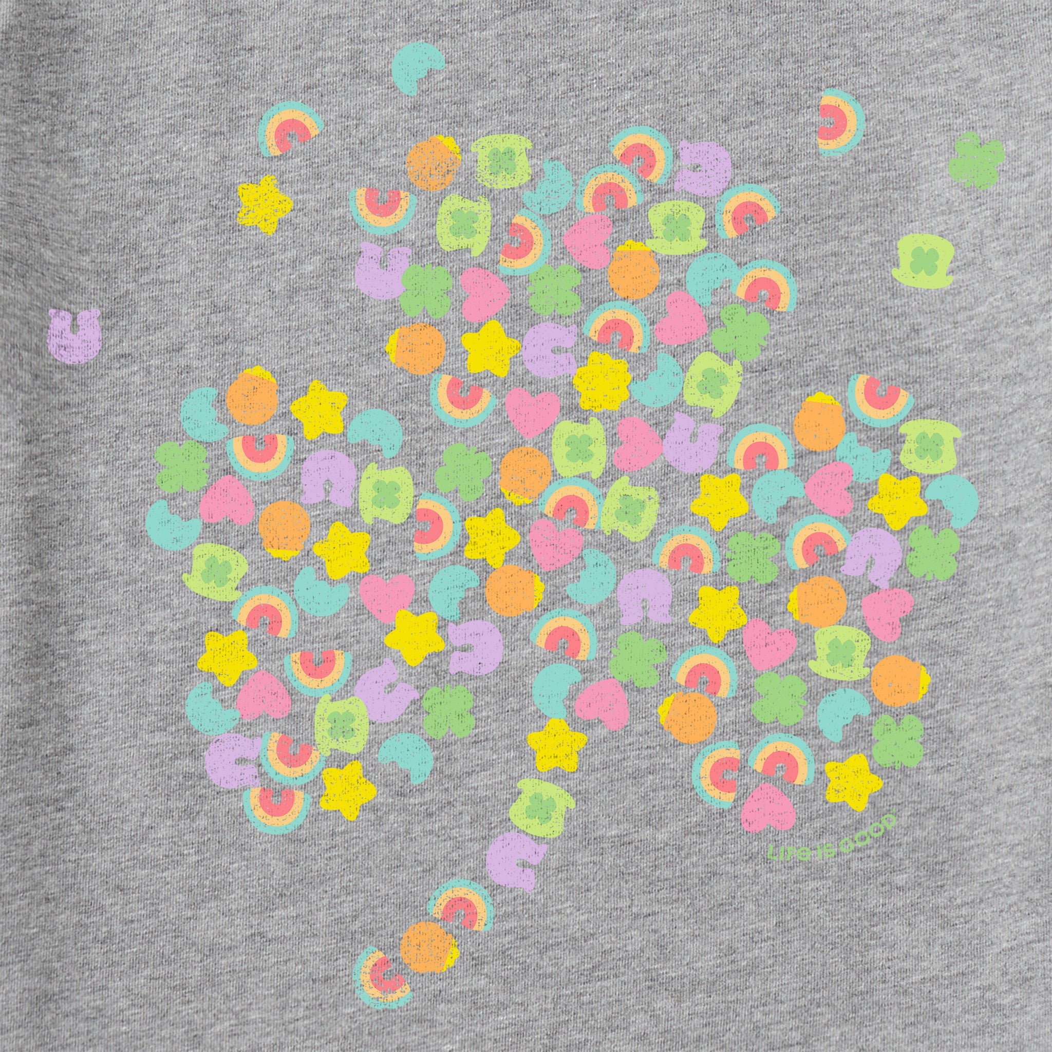 Women's Charmed Clover Long Sleeve Crusher Tee