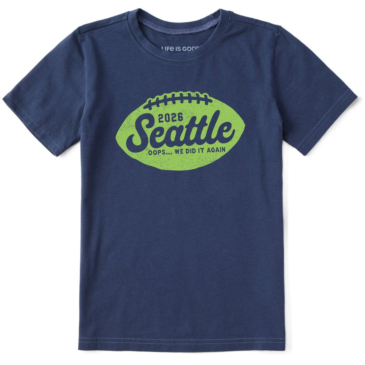 Kids Seattle Did it Again 2026 Short Sleeve Crusher Tee