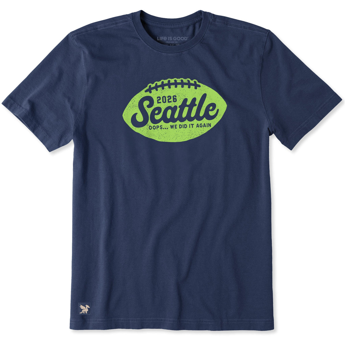 Men's Seattle Did it Again 2026 Short Sleeve Crusher Tee