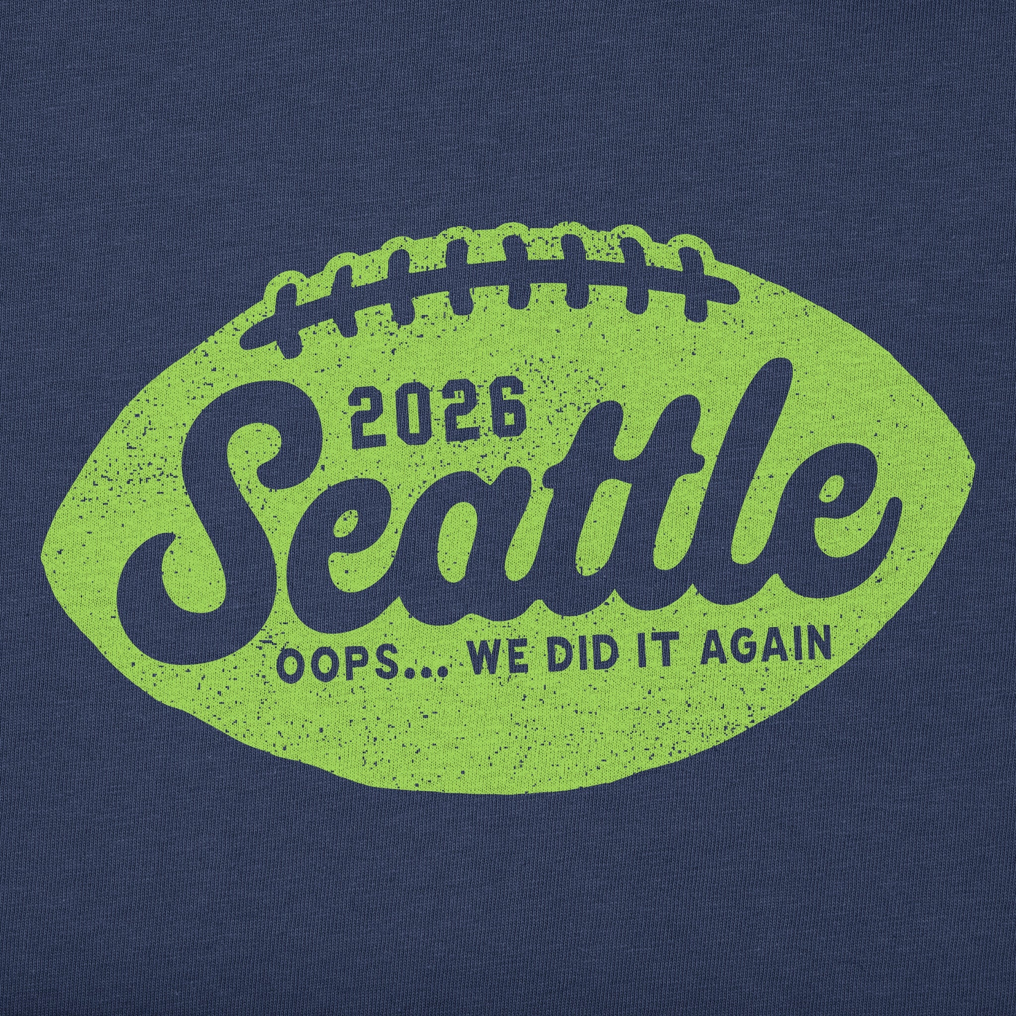 Men's Seattle Did it Again 2026 Short Sleeve Crusher Tee