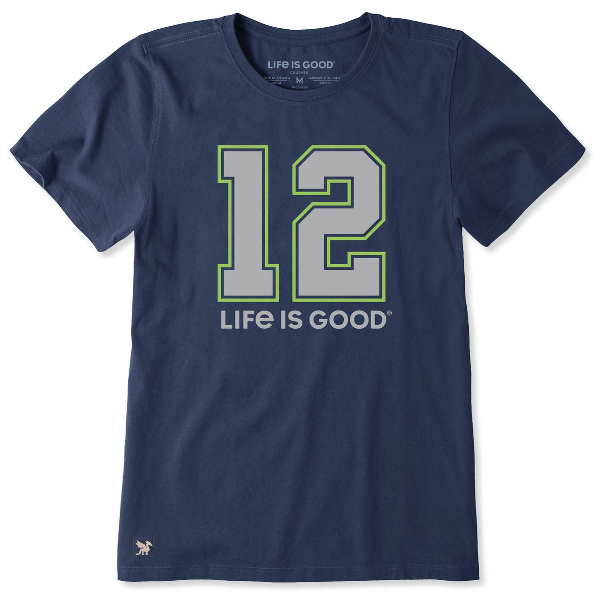 Women's 12 Life is Good Short Sleeve Crusher Tee