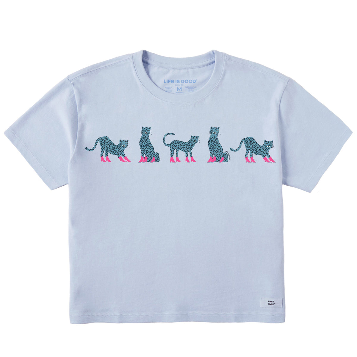 Women's Cheetahs Short Sleeve Crusher Boxy Tee