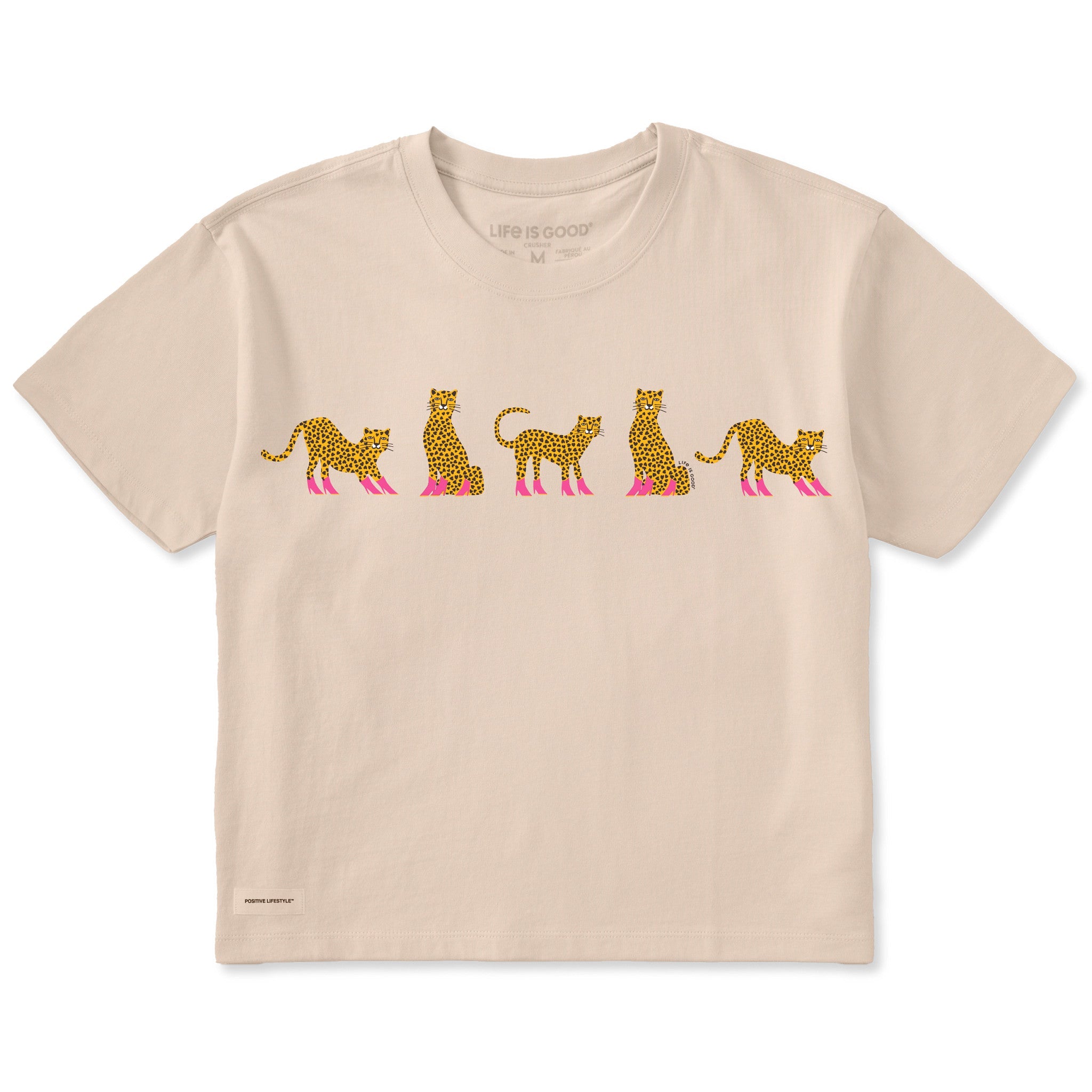 Women's Cheetahs Short Sleeve Crusher Boxy Tee