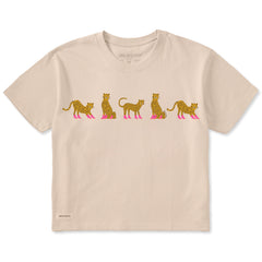 Women's Cheetahs Short Sleeve Crusher Boxy Tee