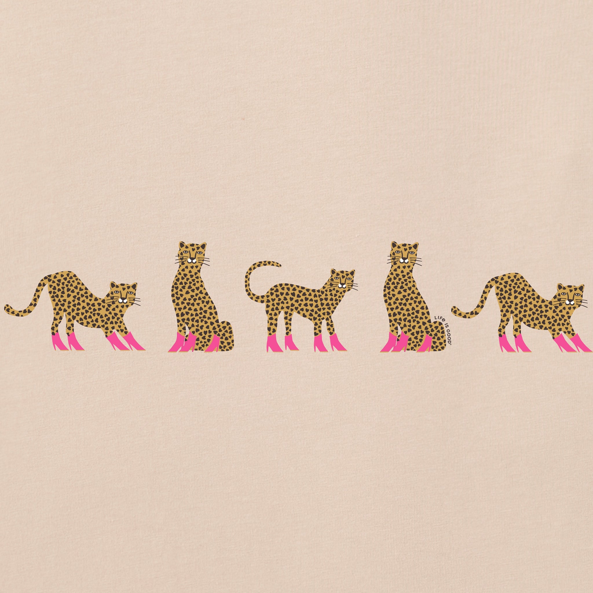Women's Cheetahs Short Sleeve Crusher Boxy Tee