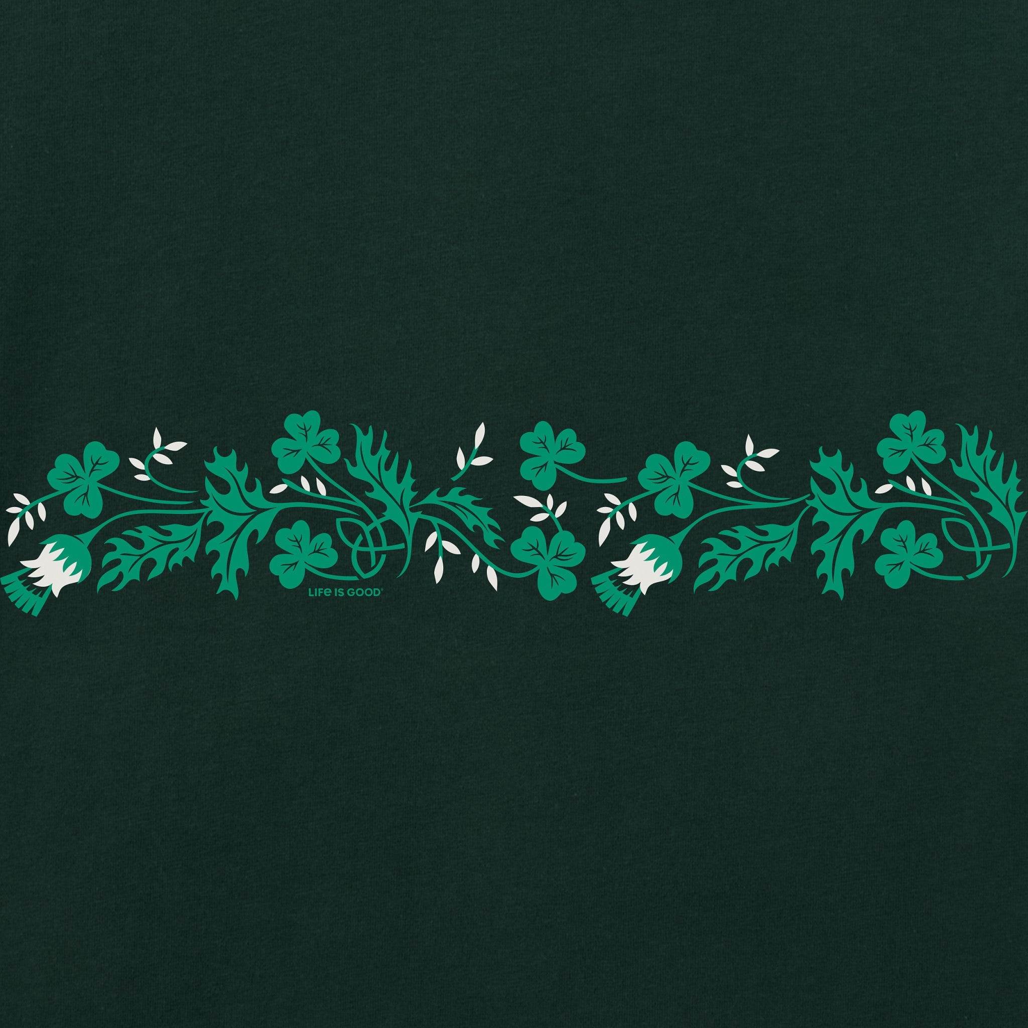 Women's Garden of Clover Long Sleeve Crusher Tee