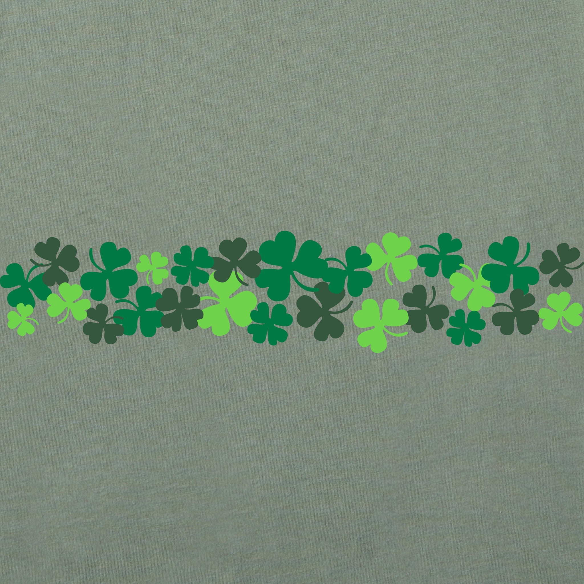 Women's Garden of Shamrocks Long Sleeve Crusher Tee
