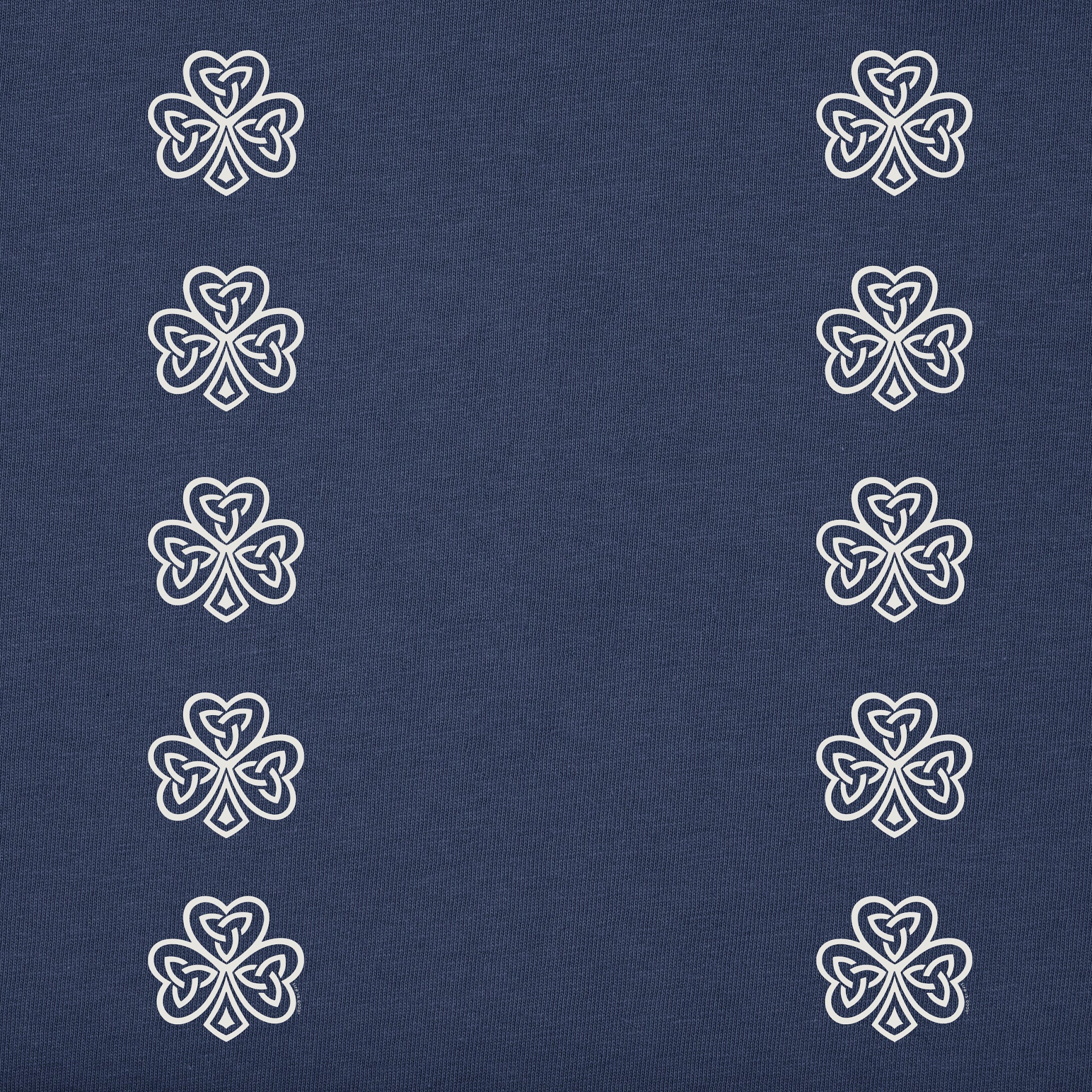 Women's Celtic Clovers Long Sleeve Crusher Tee