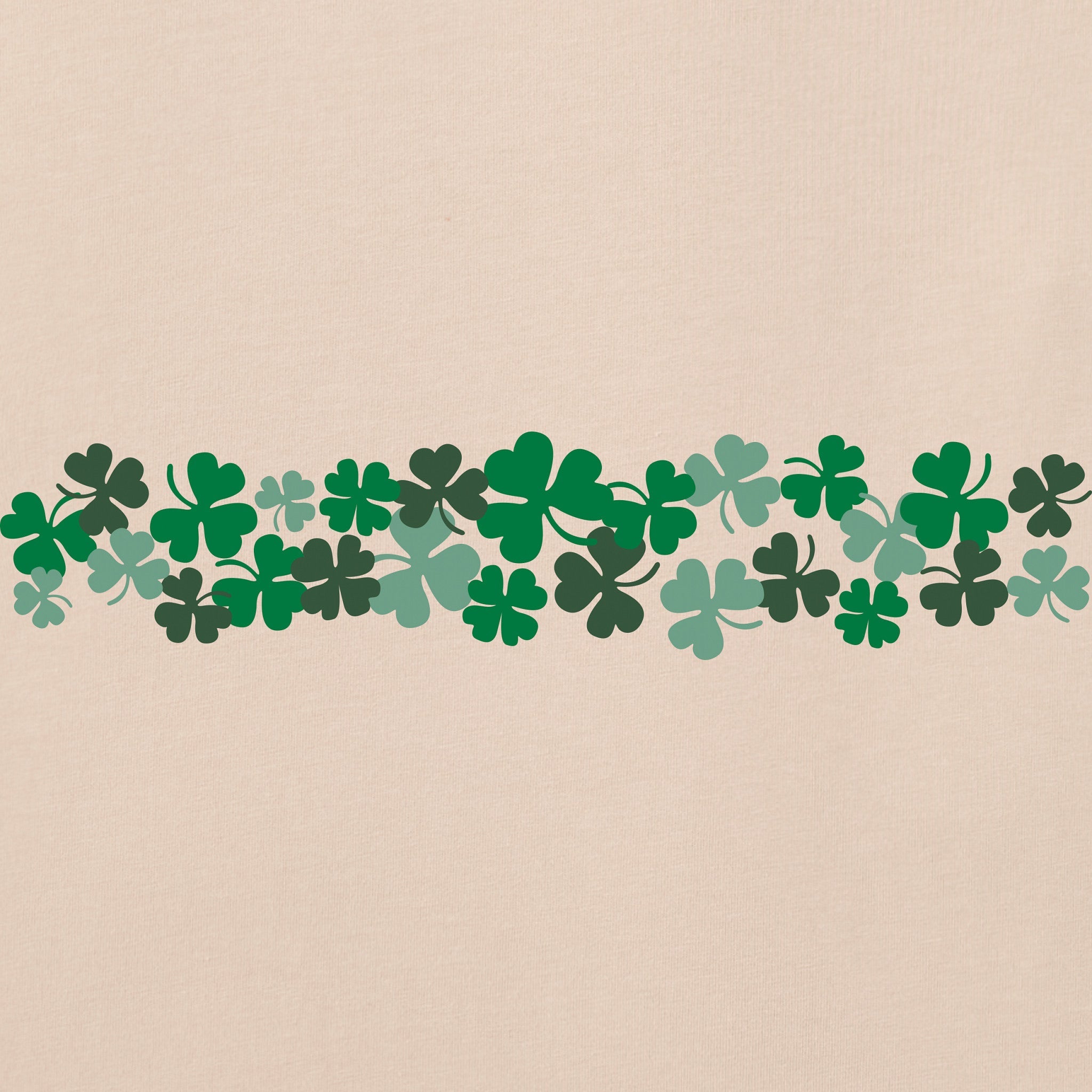 Women's Garden of Shamrocks Long Sleeve Crusher Tee