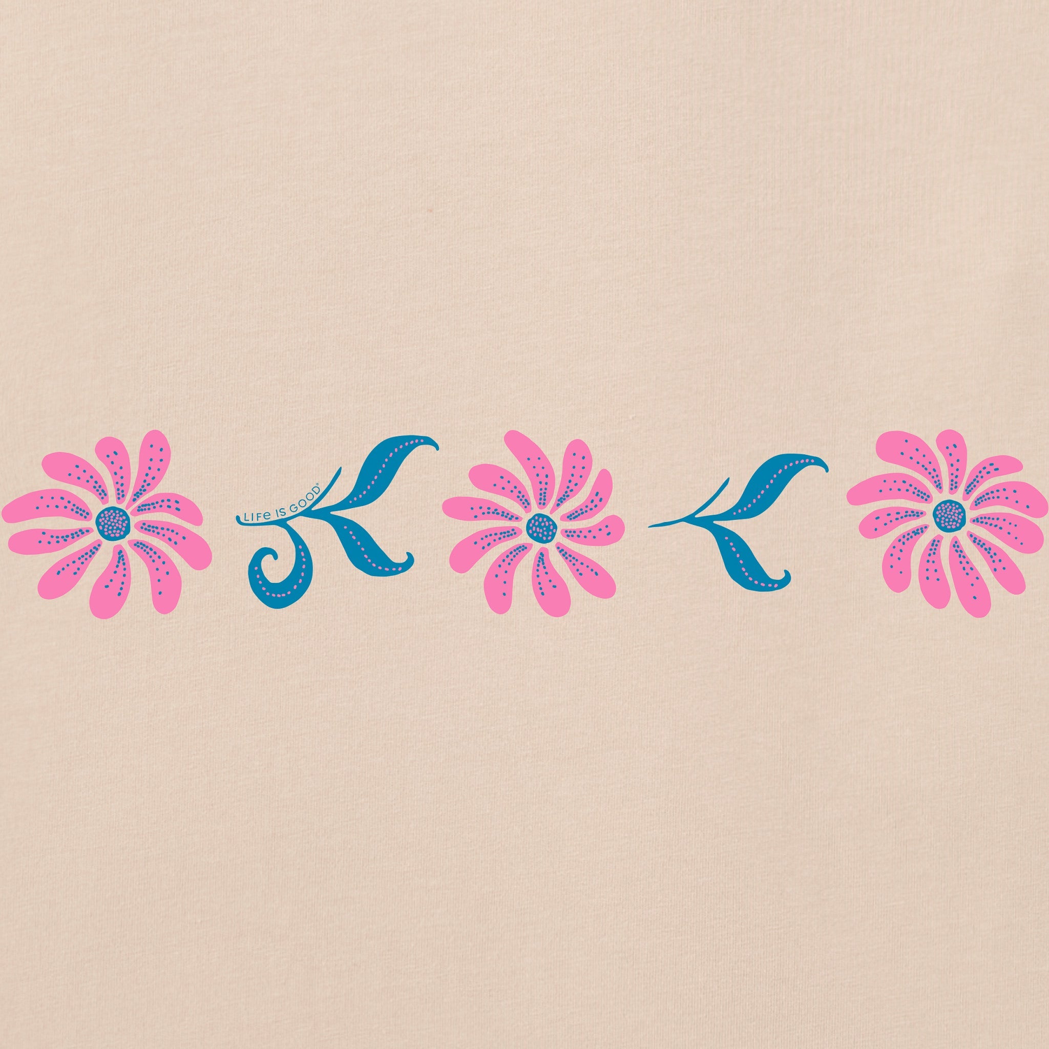 Women's Folk Daisies Long Sleeve Crusher Tee