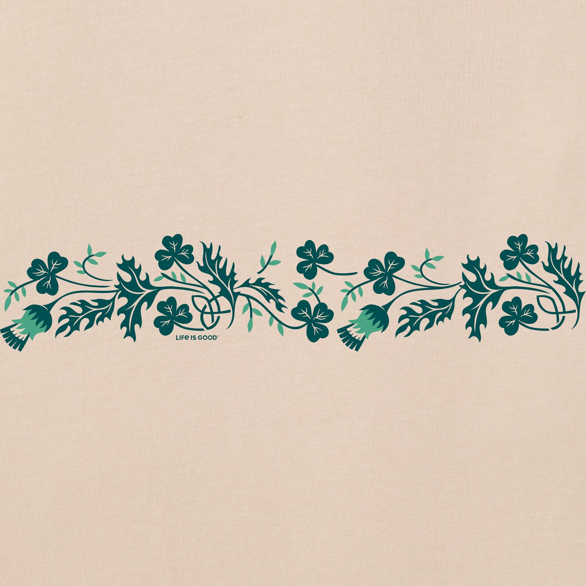 Women's Garden of Clover Long Sleeve Crusher Tee