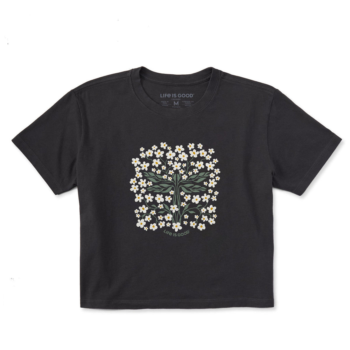 Women's Dragonfly Blossom Short Sleeve Crusher Boxy Tee