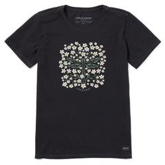 Women's Dragonfly Blossom Short Sleeve Tee
