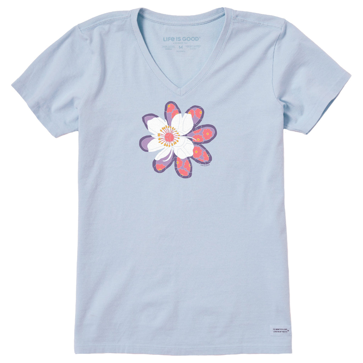 Women's Daisy Duo Short Sleeve Crusher Vee