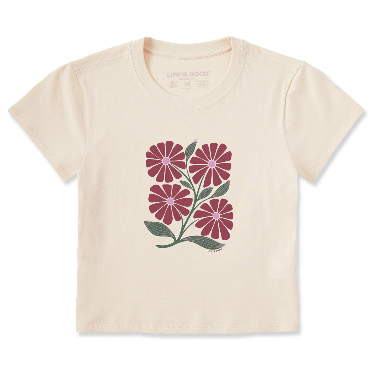 Women's Four Flowers Crusher-LITE Shrunken Tee